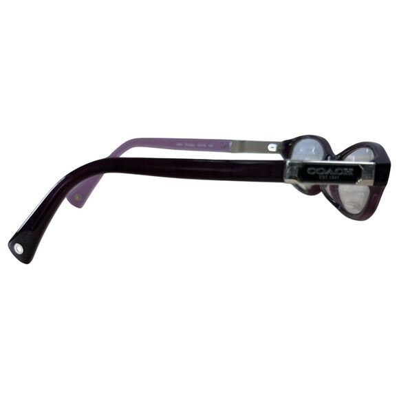 Coach Kinslee HC 6037F Purple Eyeglasses Glasses Frames – NEEDS LENSES - Picture 3 of 5